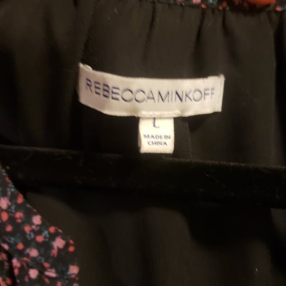 Rebecca Minkoff Black and Pink Midi Dress - Picture 8 of 10